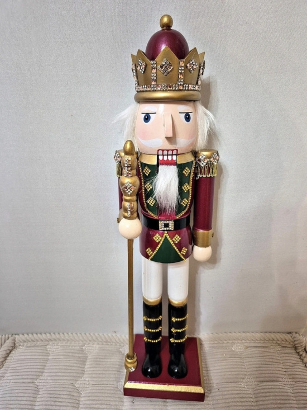 Nutcracker Holiday Decor in Red & Gold